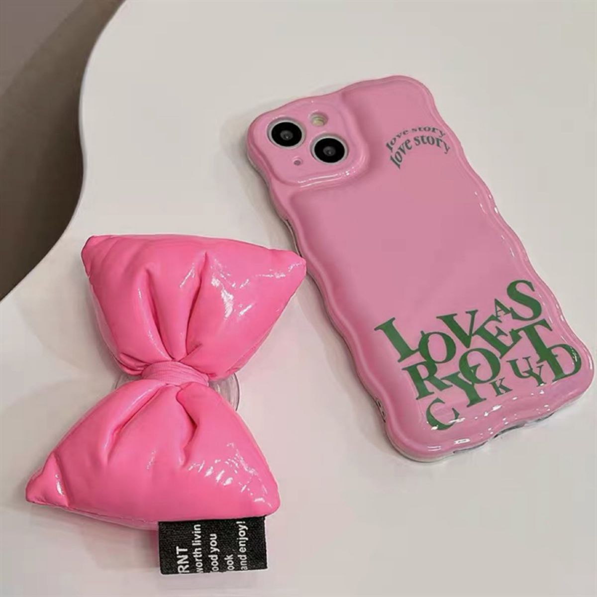 BBYOURS Barbie Pink Bow Case