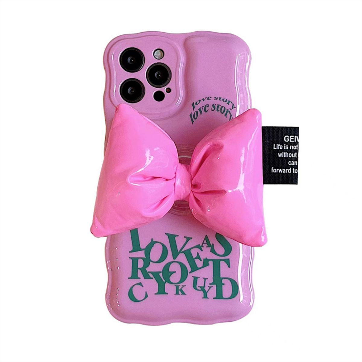 BBYOURS Barbie Pink Bow Case