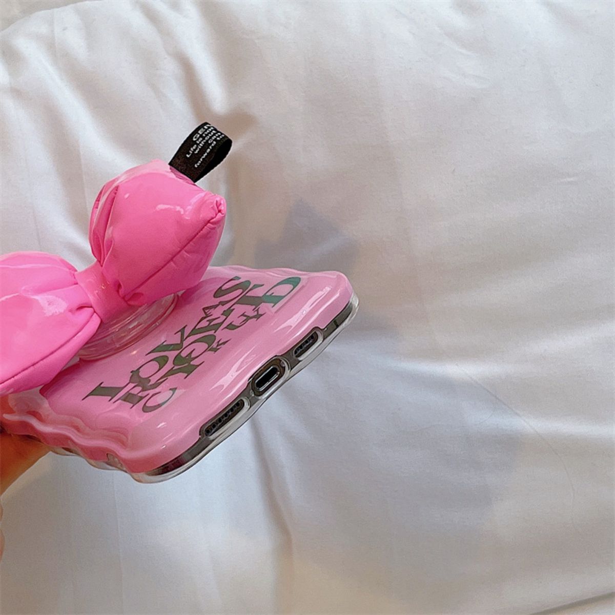 BBYOURS Barbie Pink Bow Case
