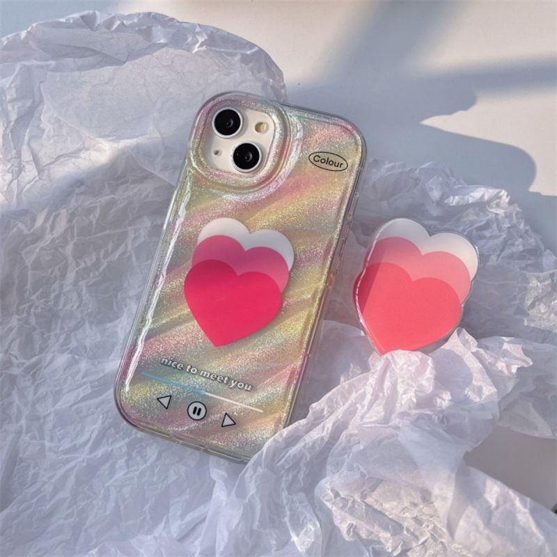 BBYOURS Rainbow Gradient Shining Love Phone Case