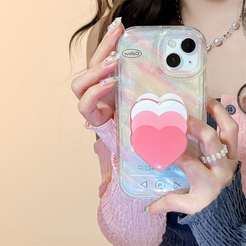 BBYOURS Rainbow Gradient Shining Love Phone Case