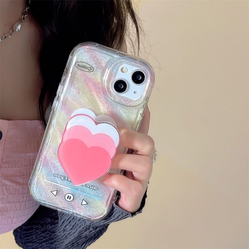 BBYOURS Rainbow Gradient Shining Love Phone Case