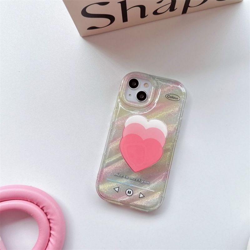 BBYOURS Rainbow Gradient Shining Love Phone Case