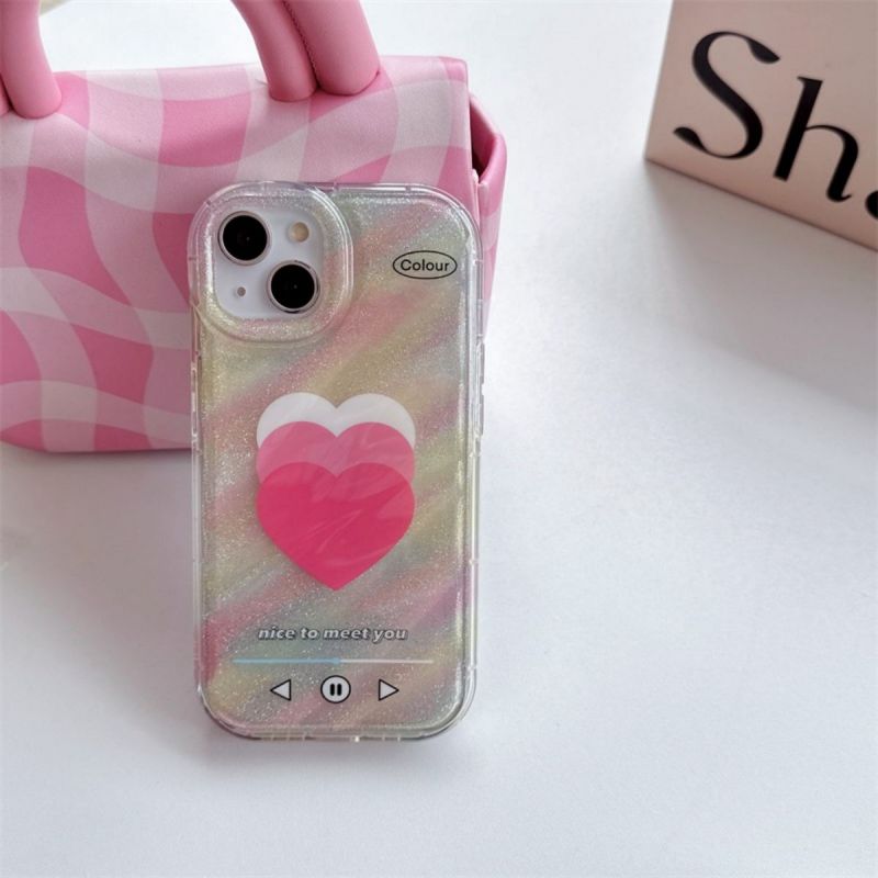 BBYOURS Rainbow Gradient Shining Love Phone Case