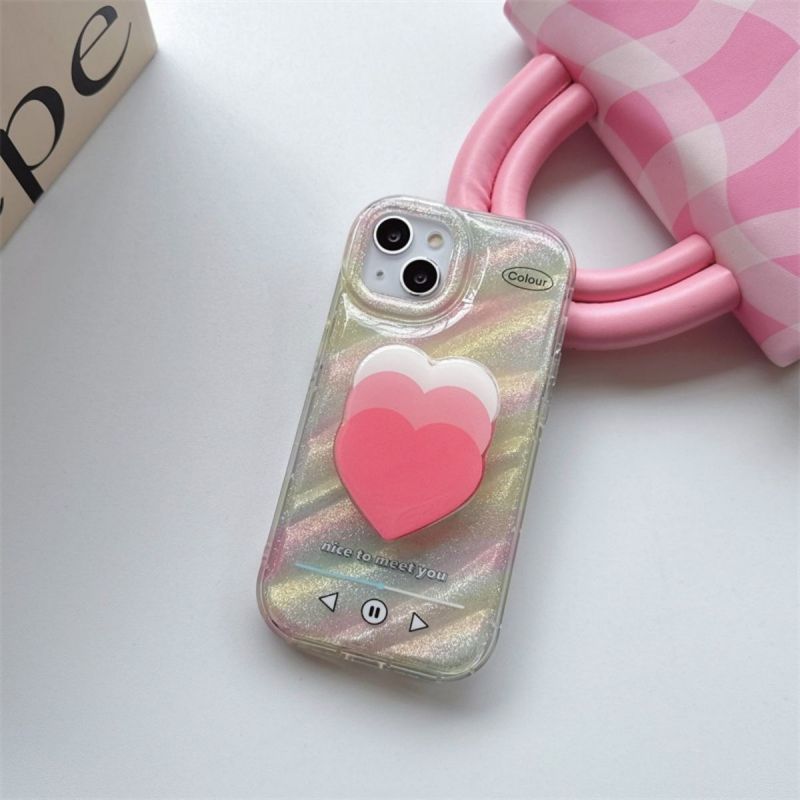 BBYOURS Rainbow Gradient Shining Love Phone Case