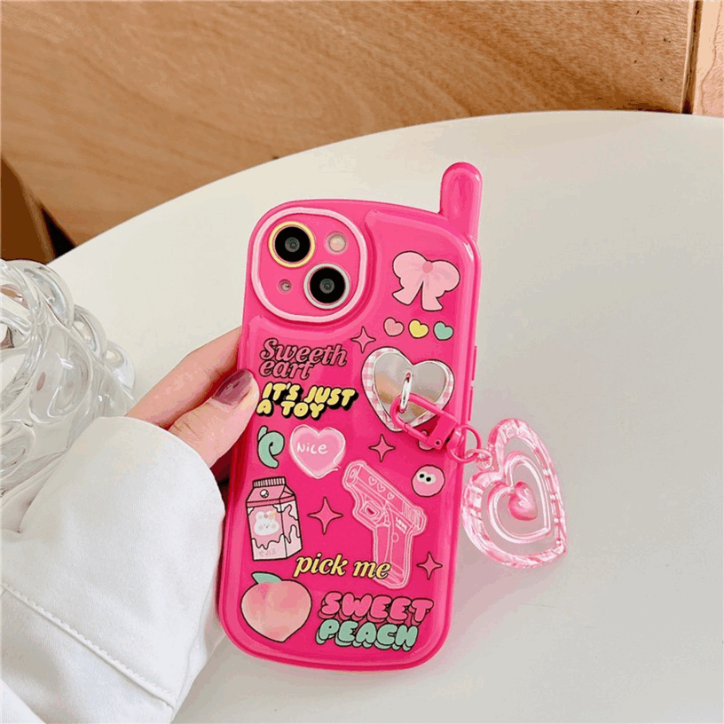 BBYOURS Rose Pink Unique Girl Element Phone Model phone Case