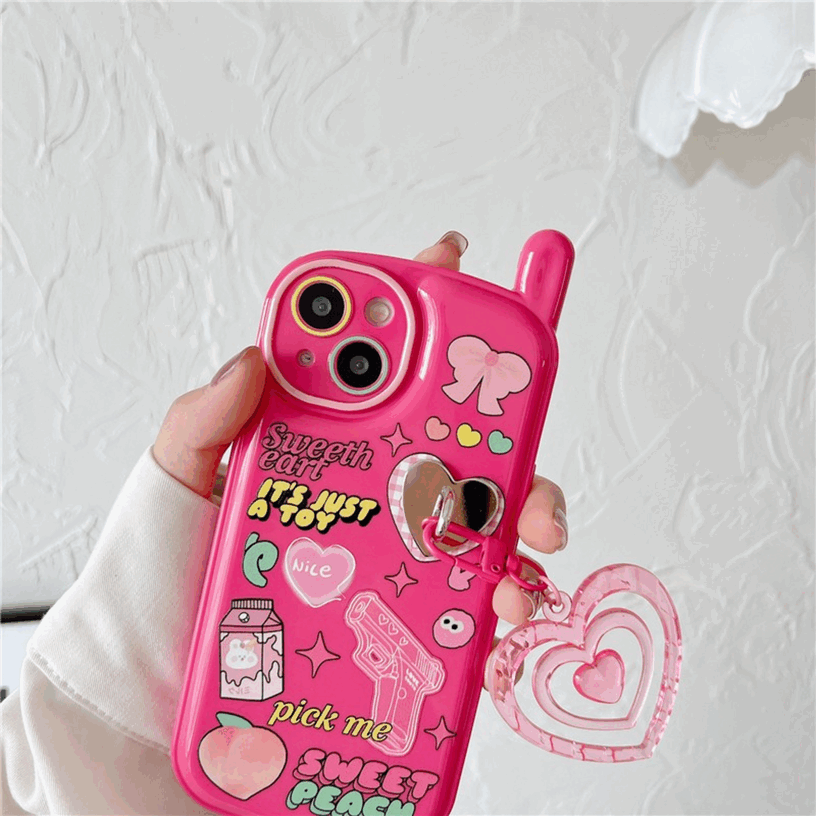 BBYOURS Rose Pink Unique Girl Element Phone Model phone Case