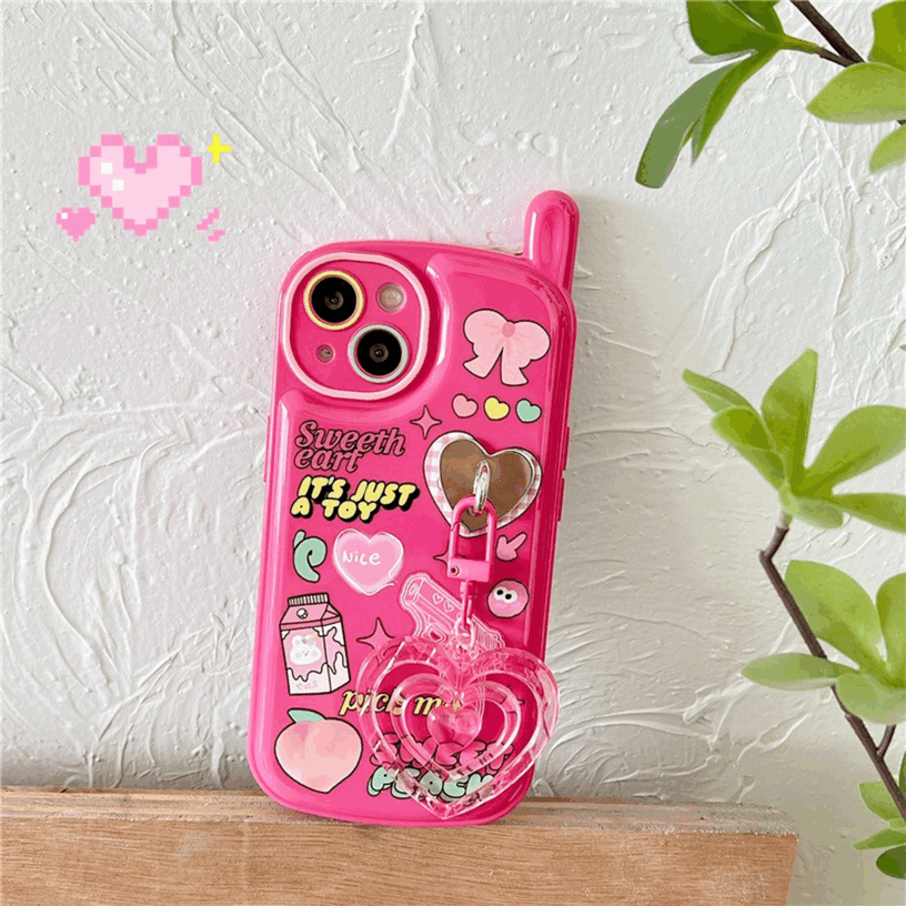 BBYOURS Rose Pink Unique Girl Element Phone Model phone Case